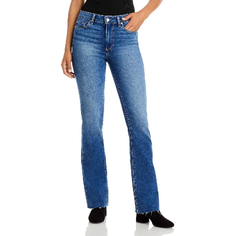 Womens Denim Released-Hem Bootcut Jeans